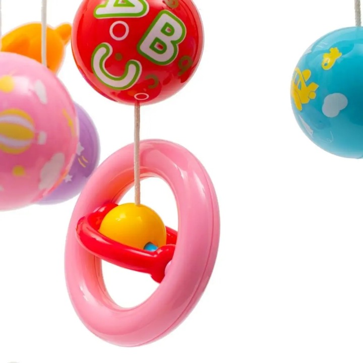 BABY MIX 37046 Каруселька пластикова з проектором червона — фото 14
