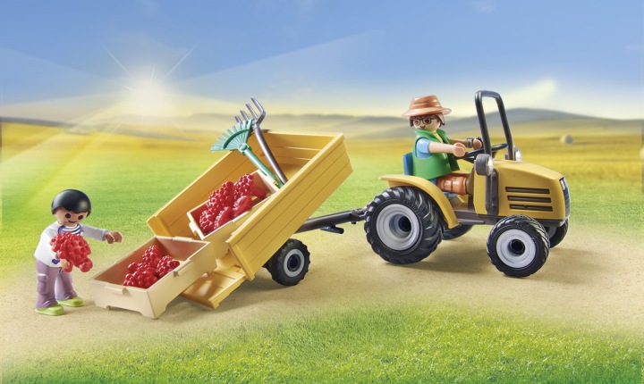 Конструктор Playmobil Country 71442 Трактор з Причепом і Резервуаром для води — фото 11