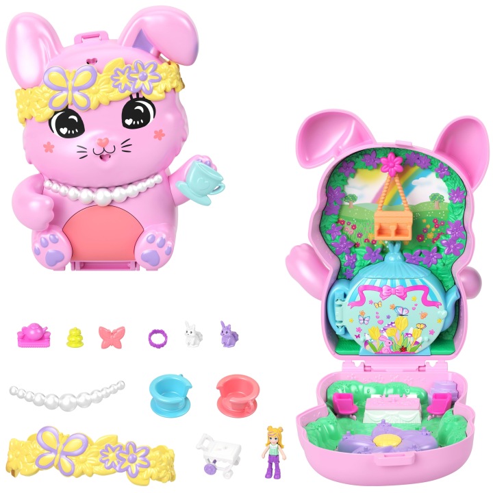 POLLY POCKET набір компактний заяча чай лялька JCR40 (після повернення)