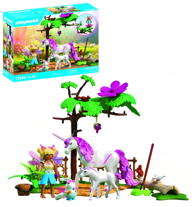 PLAYMOBIL 71839 Чарівна стайня єдинорогів для мами і лоша набір +4 роки — фото 3