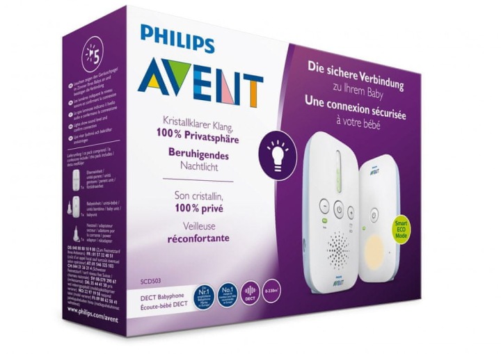 Радіоняня Philips Avent Essential SCD503/26 з функцією аудіо DECT — фото 3