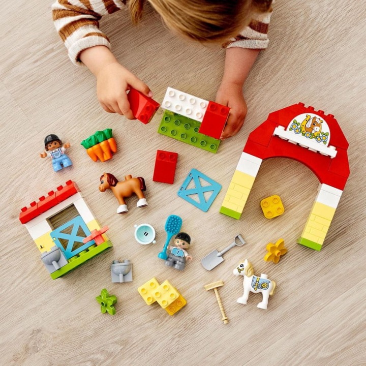 LEGO DUPLO 10951 Конеферма і Поні Морквинка Кінь Коні Стайня — фото 9