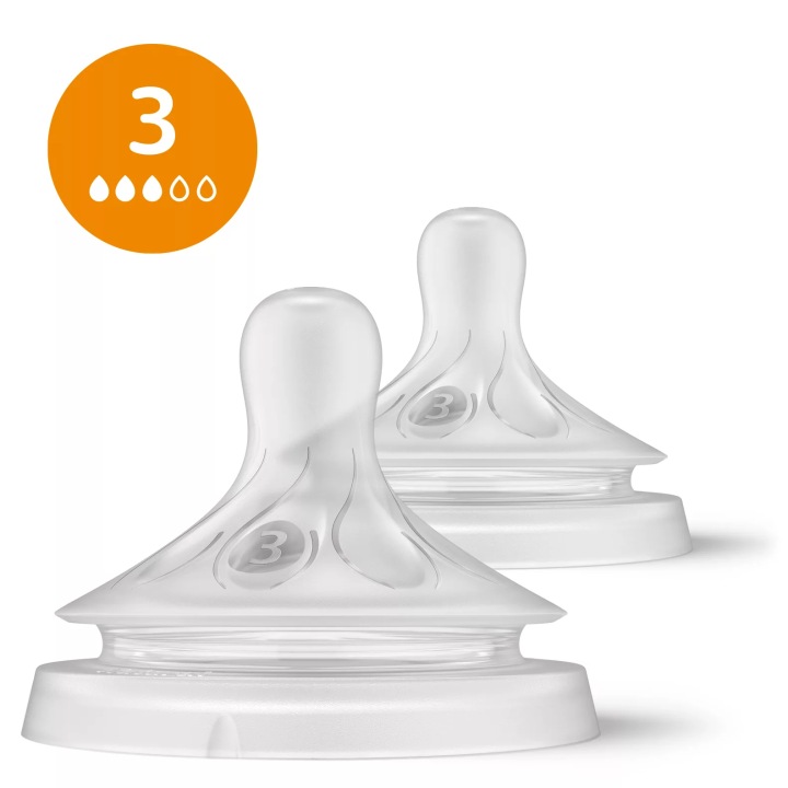 PHILIPS AVENT NATURAL RESPONSE соска для пляшки антиколіковий 6 міс.+ 2 шт. — фото 10