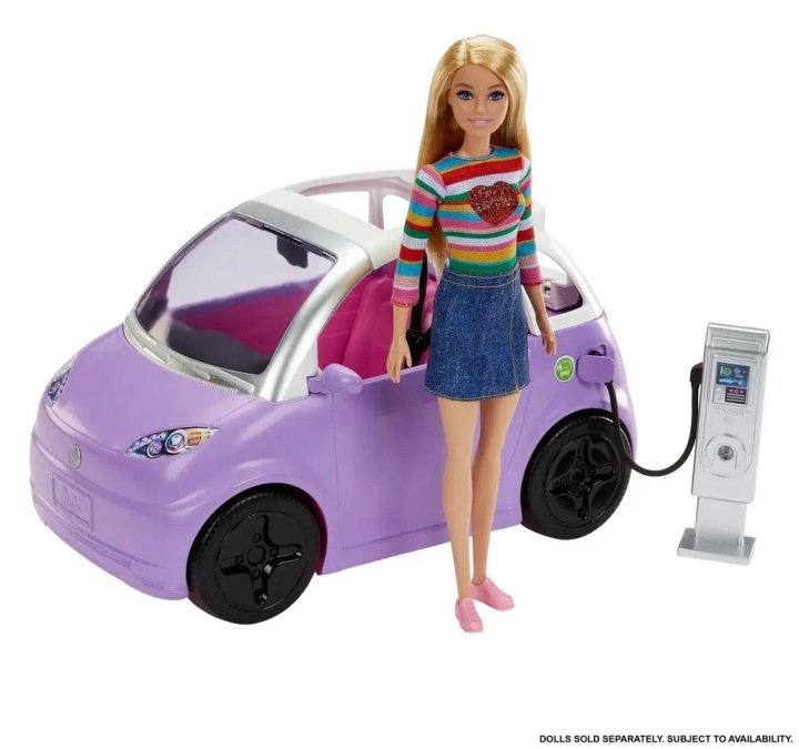 BARBIE авто електричне автомобіль для ляльок Barbie HJV36 — фото 2