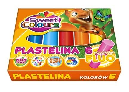 Пластилін Koma-Plast 6 шт. FLUO — фото 2