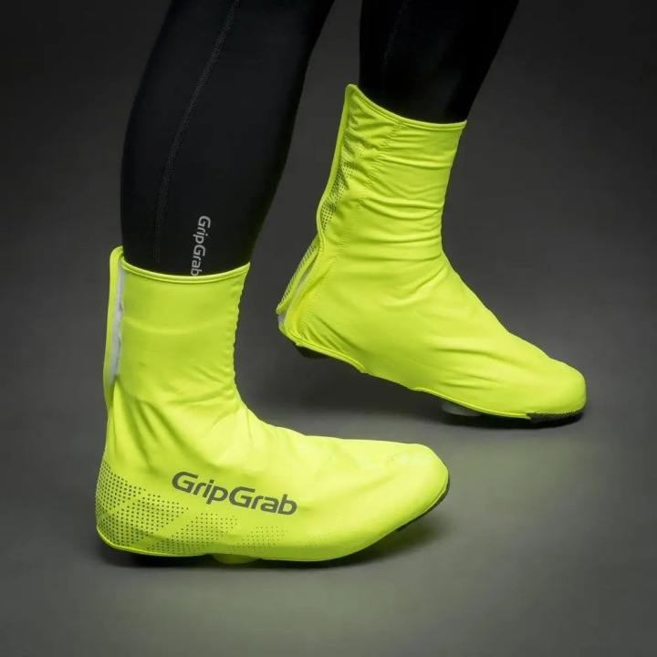 Чохли для взуття GripGrab Ride Hi-Vis Водонепроникний Road XXL, жовті — фото 6