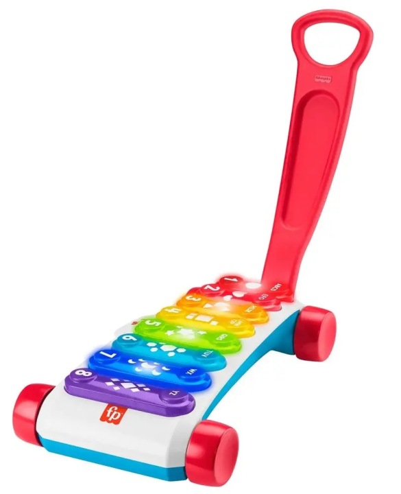 FISHER PRICE великий розвивальний ксилофон для тягання інтерактивний польський — фото 2