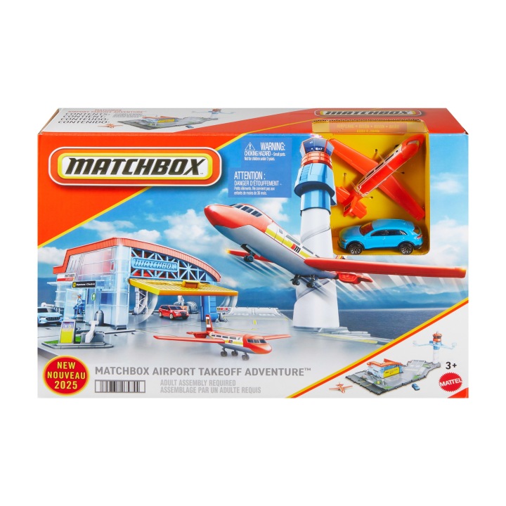 MATCHBOX набір для гри аеропорт ангар + машинка JBW37 — фото 6