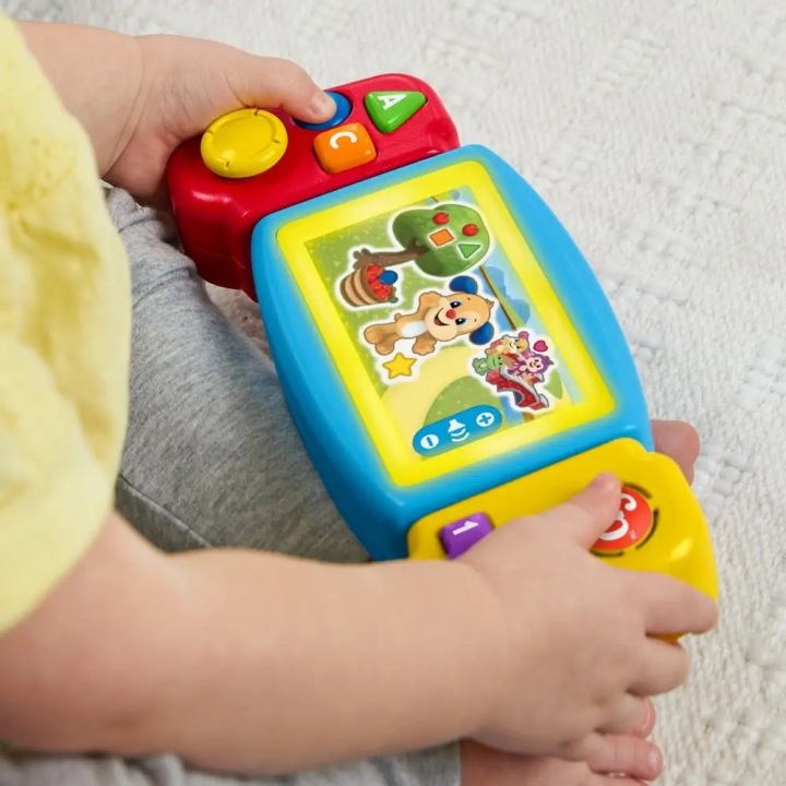 FISHER PRICE інтерактивна іграшка консоль маленького гравця екран з кнопками — фото 10