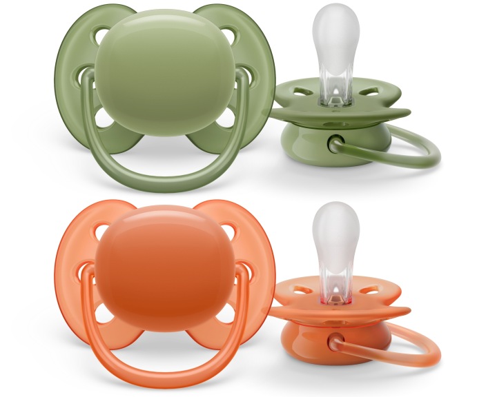 PHILIPS AVENT соска ультра SOFT 18 міс.+ дихаючий + чохол