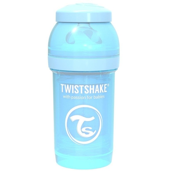 TwistShake пляшка для годування протиколіковий 180 мл синя 0 міс.+ — фото 2