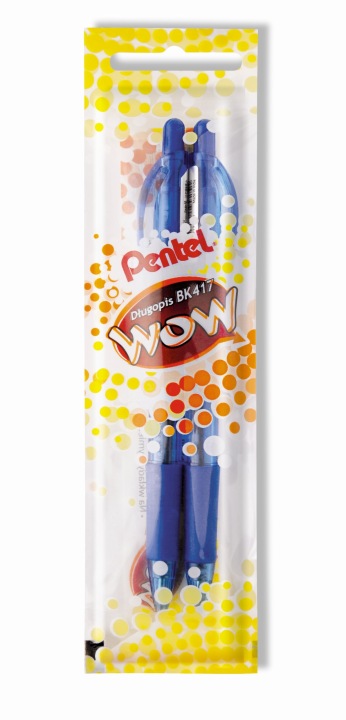 3 шт. ручка набір 3 ручок автоматичних Pentel WOW 0,7 — фото 6