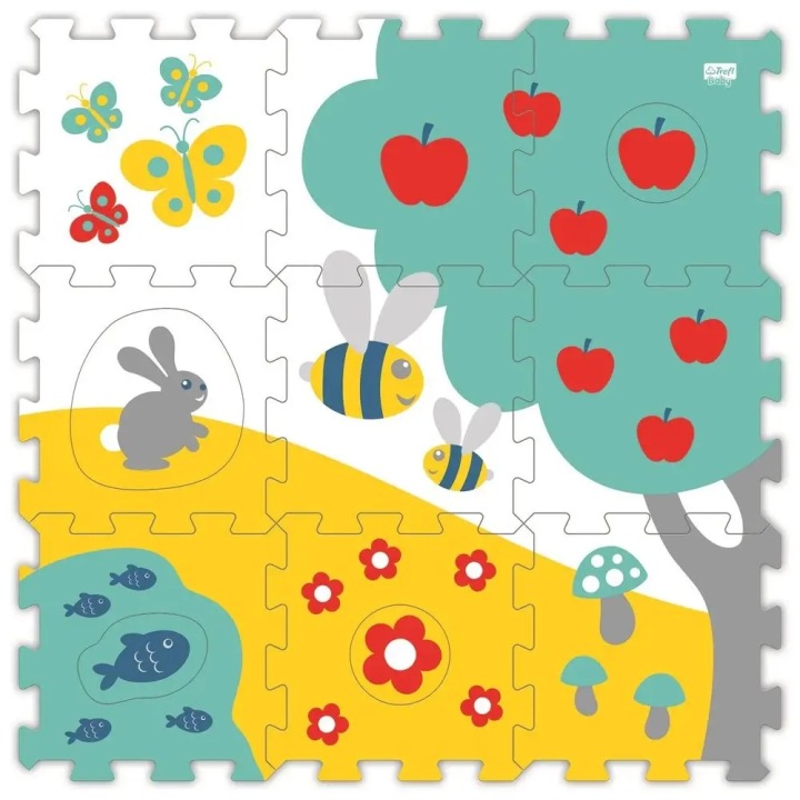Пазли поролонові Килимок Для Малюків Trefl Puzzlopianka Лужок 9 ел. — фото 2