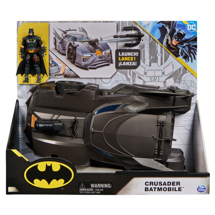 DC COMICS фігурка BATMAN набір лялька 10 см + BATMOBILE аксесуари 4+ — фото 2