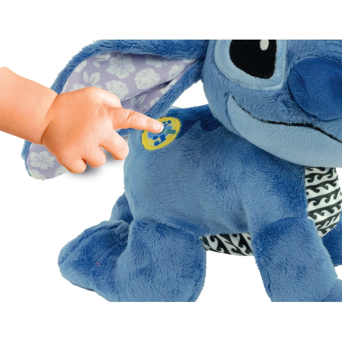 Іграшка для повзання Clementoni Stitch інтерактивна текстильна синя — фото 3