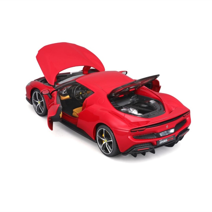 Bburago Ferrari 296 GTB 1:18 Bburago 18- 16018 червоний італійський автомобіль — фото 10