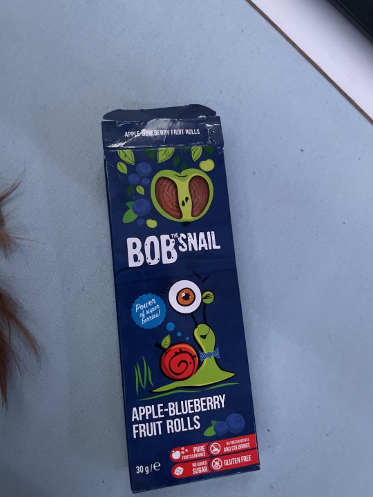 Перекуска яблуко чорниця без цукру 30 г BOB SNAIL — фото 4