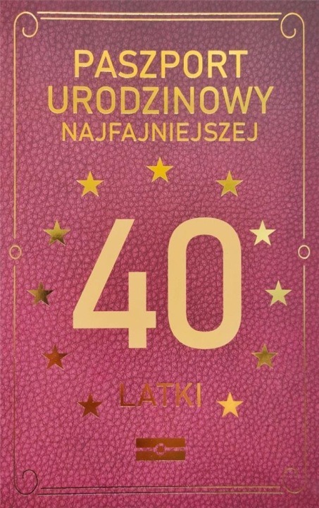Листівка на день народження 40