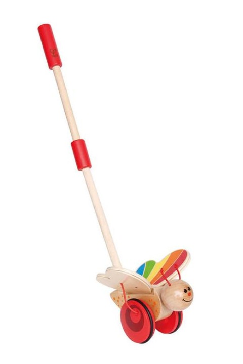 Каталка Метелик Hape E0340 дерев'яна іграшка для штовхання