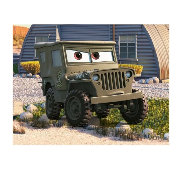 Dino Дерев'яний конструктор Cars на світі - 12 кубиків — фото 4