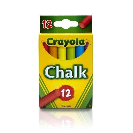 Крейда для дошки кольорова для школи для дітей Крейда Crayola 12 кольорів — фото 5