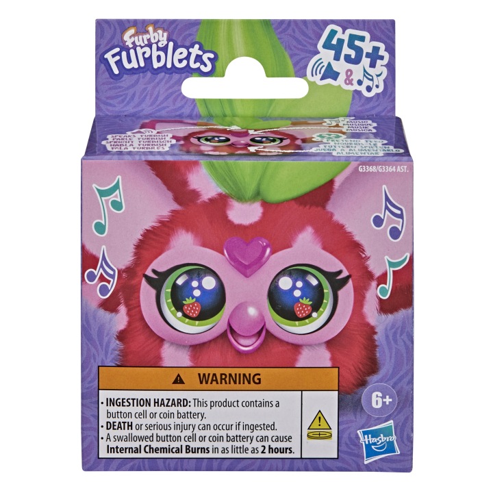 Furby Furblets Інтерактивна м'яка іграшка Ber-Ree полуниця Hasbro G3368 — фото 5