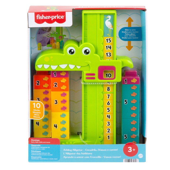FISHER PRICE Алігатор Навчання лічбі іграшка розвивальна для дітей +3 роки — фото 6