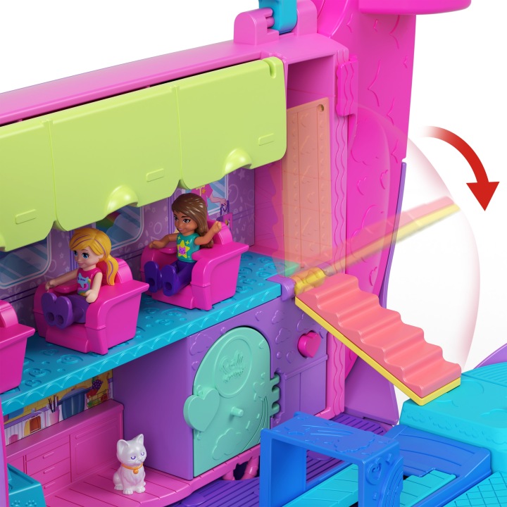 POLLY POCKET котяга набір котячий літак + 2 ляльки і аксесуари HWP19 — фото 13