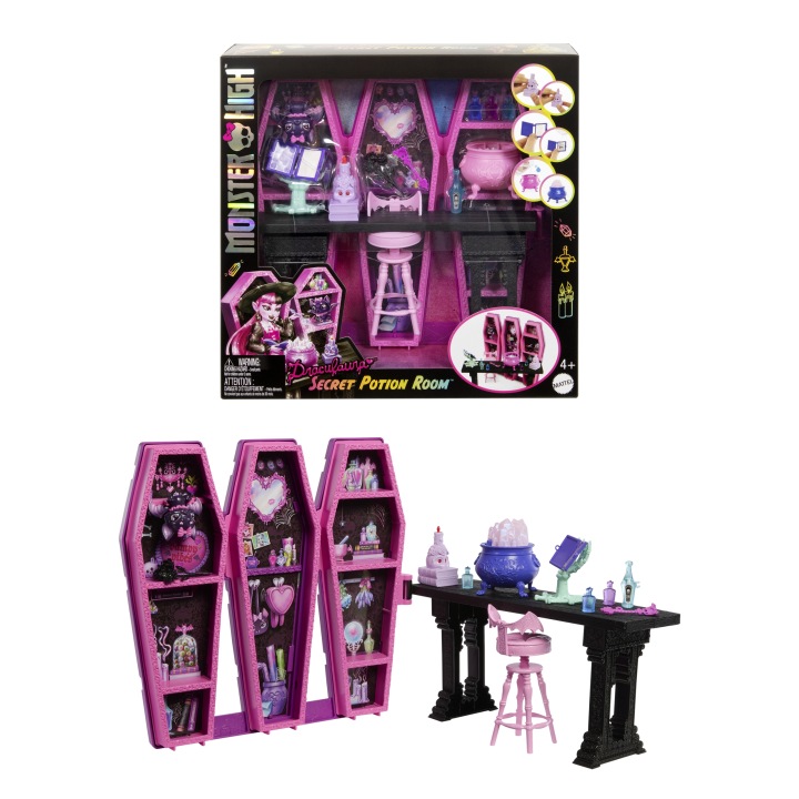 Monster High Секретна Кімната Еліксирів Draculaury Secret Room JBF15 — фото 7