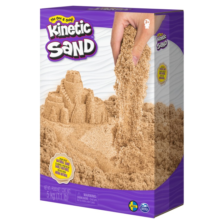 KINETIC SAND - коричневий пісок кінетичний (5 кг) — фото 12
