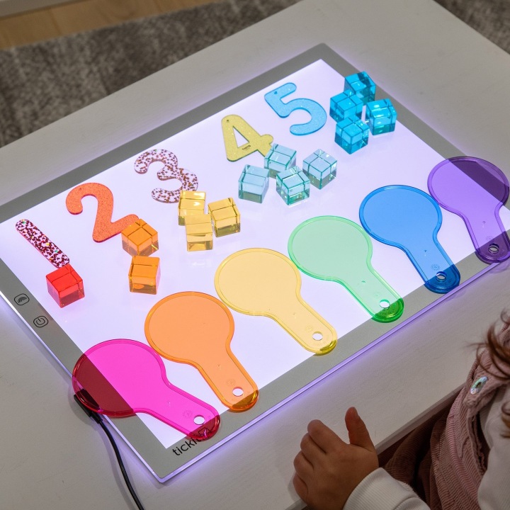 Панель світлова LED A3 Кольоровий TickiT - гри світлом для дітей — фото 10
