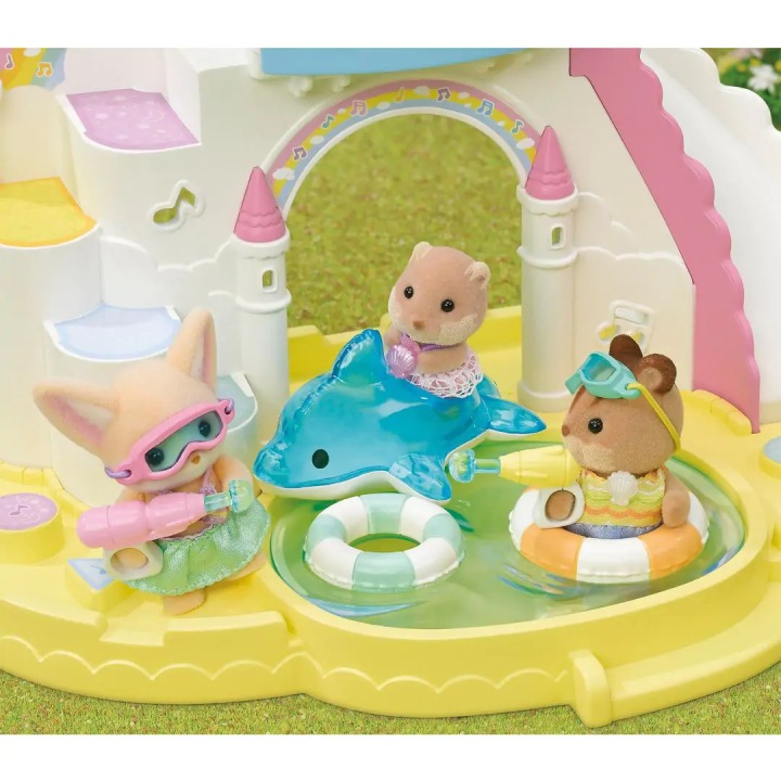 Sylvanian Families - Гра в Басейні Baby Trio - 5749 — фото 7