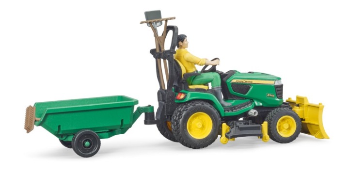 Трактор John Deere з косаркою зелений Bruder 62104 — фото 10
