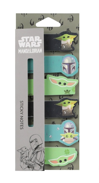 Закладки Індексні 6x30 листочків DISNEY Star Wars The Mandalorian