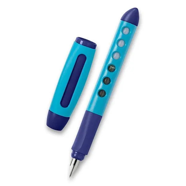Перова ручка Scribolino для правшів сині Faber-Castell (вживаний) — фото 9