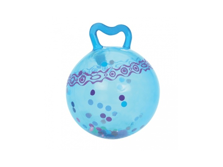 М'яч для стрибків B.Toys Hop'n Glow синя зі світними кульками
