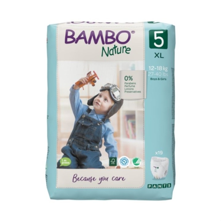 Bambo Nature Трусики-підгузки 5 11-17 кг 19 шт. Проти Попрілостям Зручні — фото 3
