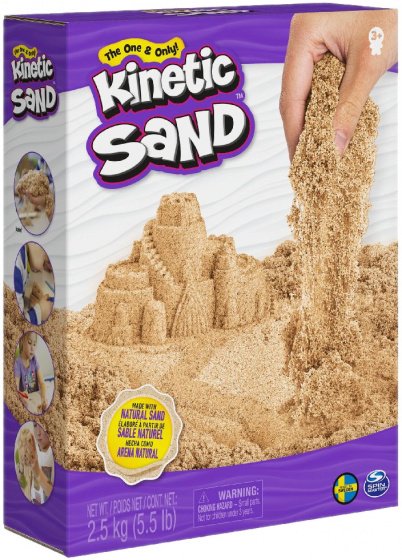 KINETIC SAND пісок кінетичний коричневий пляжний 2,5 кг — фото 11
