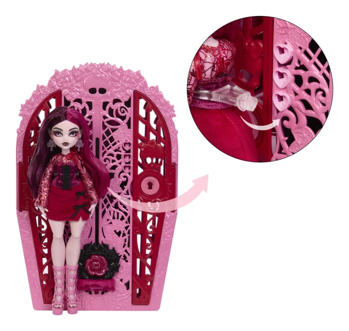 Лялька Monster High Straszysekrety Садові Загадки DRACULAURA з Шафою HYT72 — фото 8
