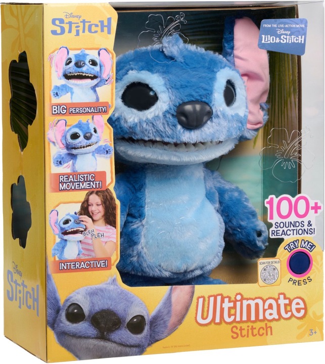 М'яка іграшка Інтерактивна Stitch Disney Ultimate 43 см Lilo Stitch Подарунок 3+! (новий з дефектом) — фото 12