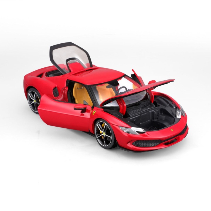 Bburago Ferrari 296 GTB 1:18 Bburago 18- 16018 червоний італійський автомобіль — фото 11