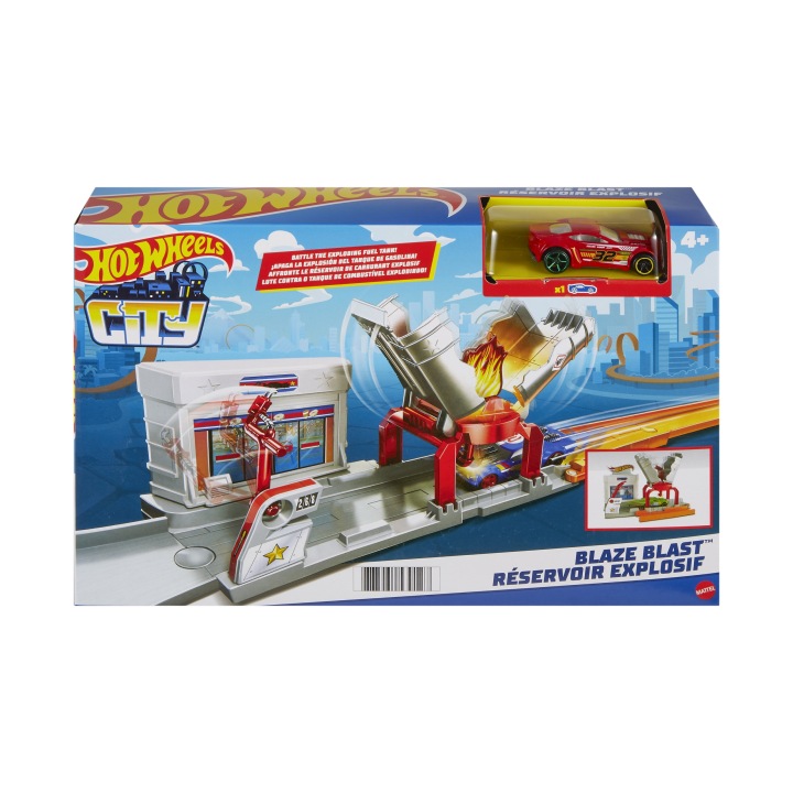 Hot Wheels Пожежа на станції Трек автомобільний + машинка FJN36 — фото 8