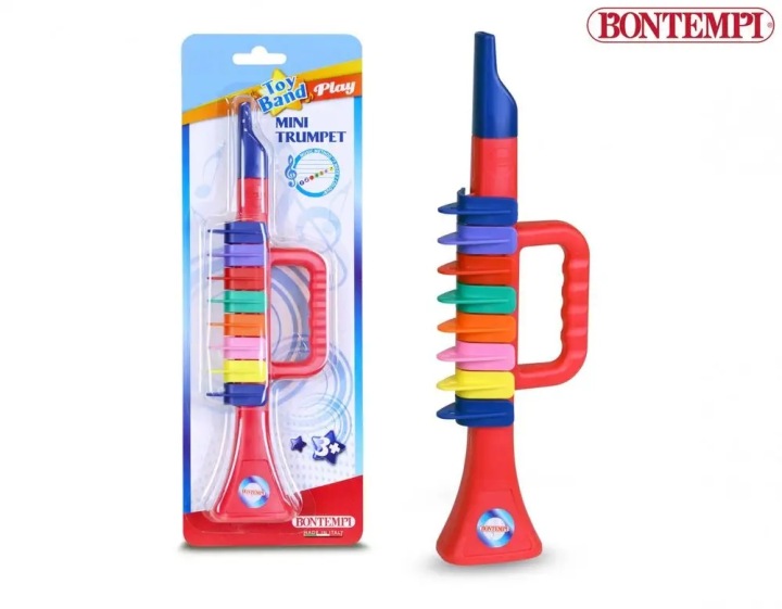 Bontempi 32 2732 8-Key Trumpet в Блістер Pack Різнокольоровий Мініатюрний — фото 6