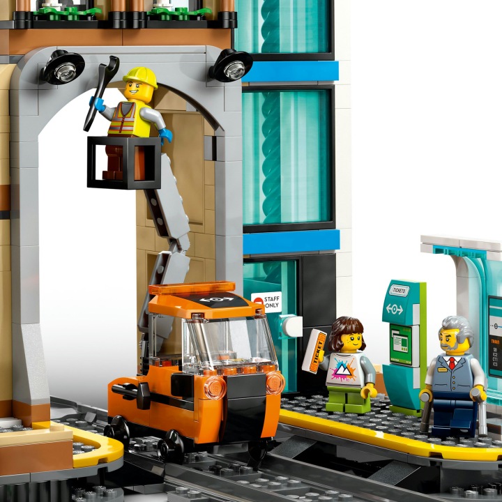 60469 LEGO City Центральний вокзал залізничний — фото 4