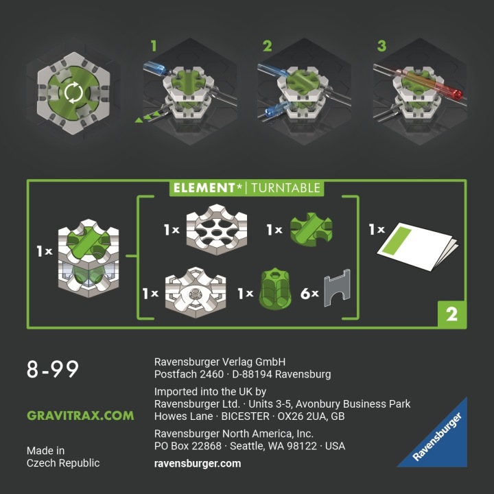 GRAVITRAX PRO - добавка: поворотна платформа, RAVENSBURGER — фото 2