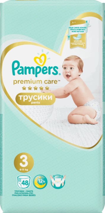 PAMPERS Premium Care Штани 3 трусики-підгузки 96 шт. — фото 4