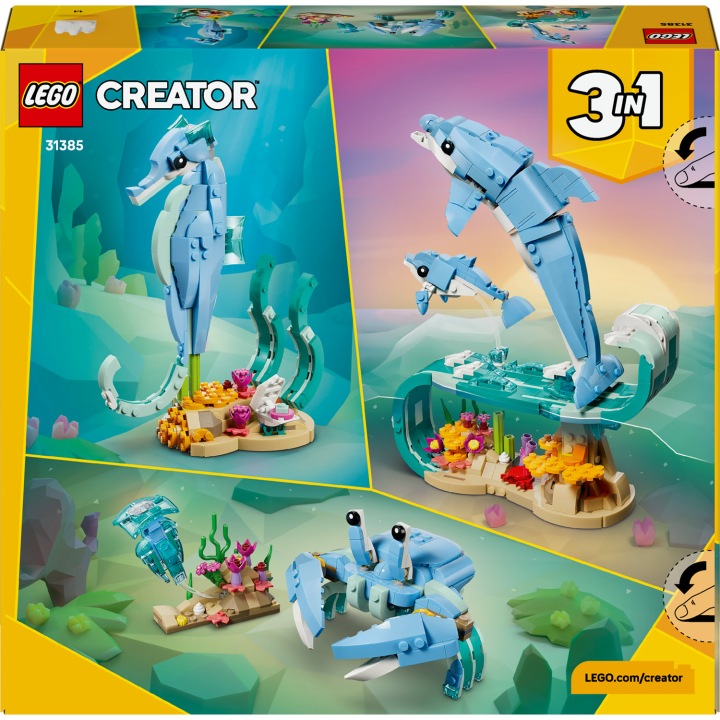 LEGO Creator 3 в 1 Тварини морські: гарний дельфін 31385 — фото 5
