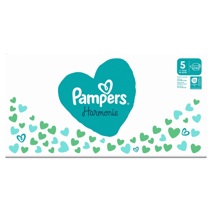 Pampers Harmonie Щомісячні Box підгузки, розмір 5, 11-16 кг, 152 шт., — фото 4