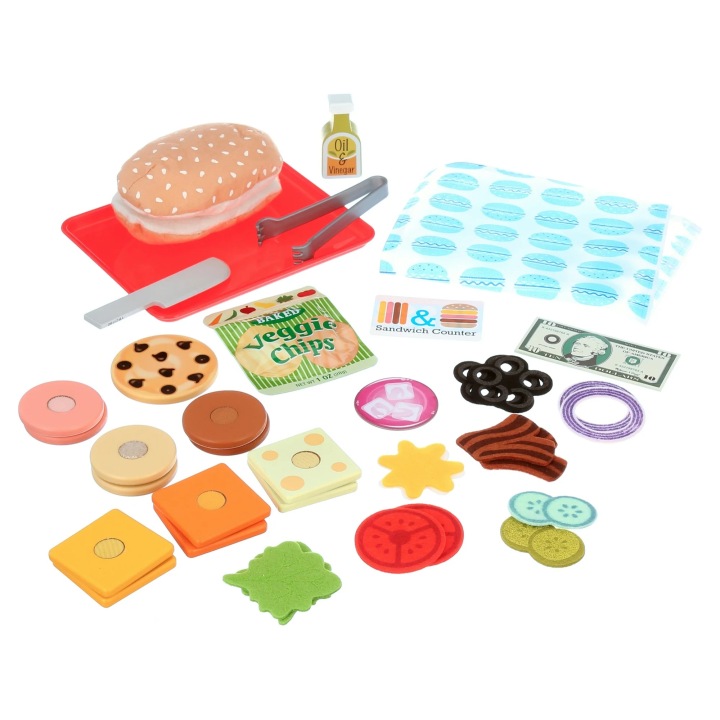 Дерев'яний BAR KANAPKOWY MELISSA&DOUG кухня ресторан для дітей 56 ел. — фото 4