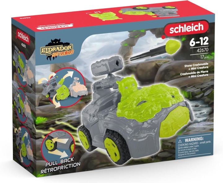 Schleich 42670 Кам'яний CrashMobile з фігуркою Міні Creature (після повернення) — фото 4